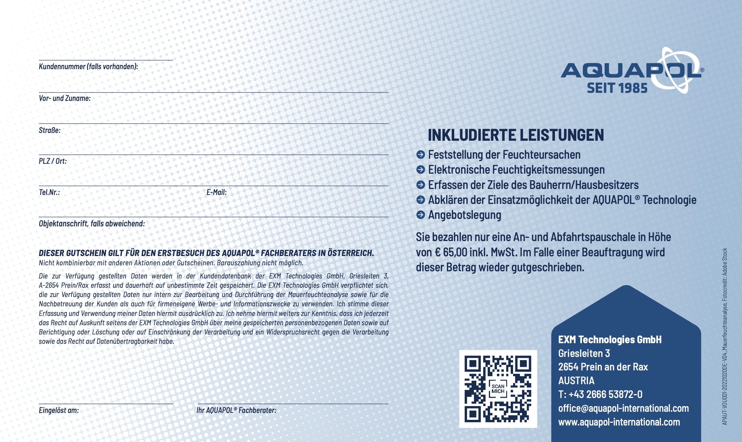 AQUAPOL Gutschein