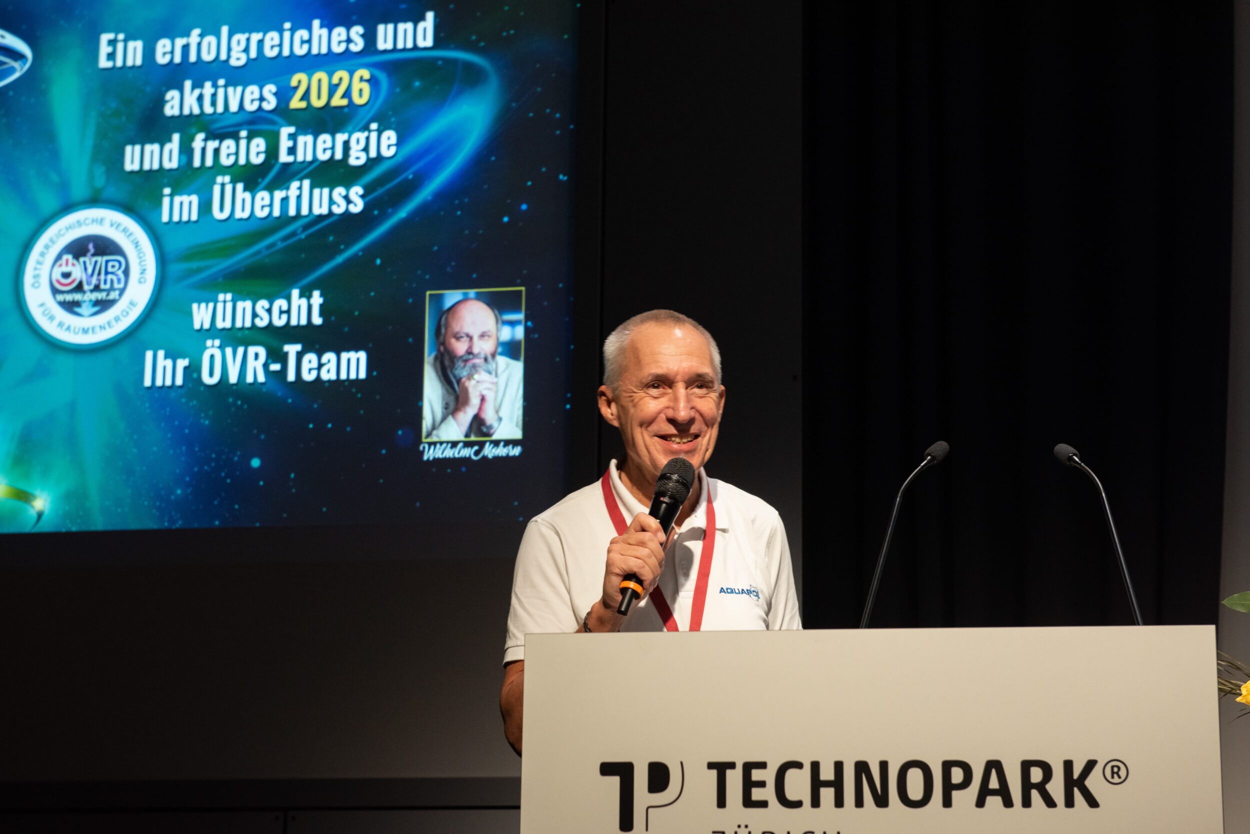 Freie Energie Kongress Zürich mit der ÖVR Ing Wilhelm Mohorn